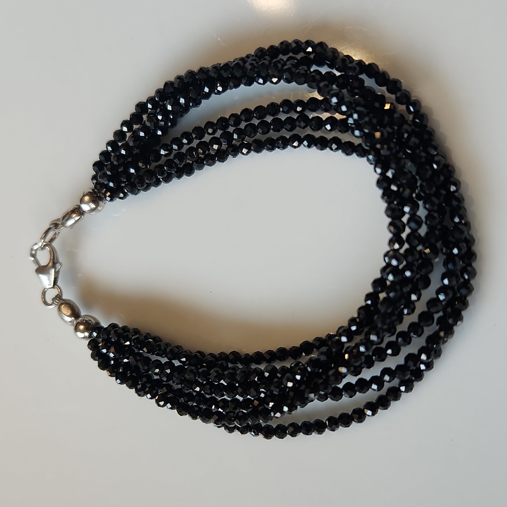 Beautiful Genuine Black Spinel Bracelet